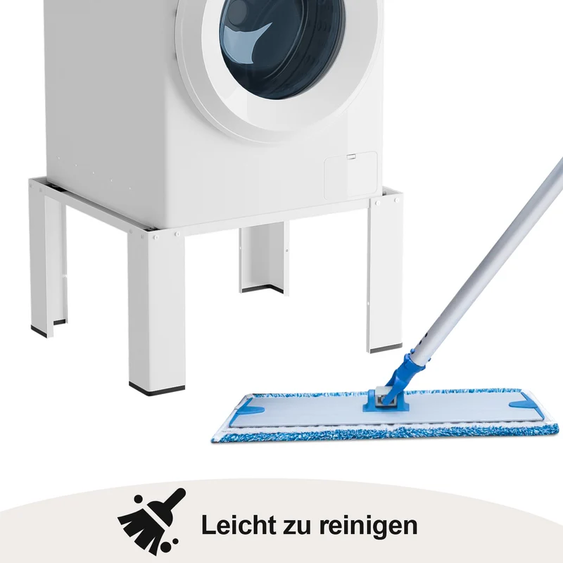 SWANEW Waschmaschinen Untergestell, Waschmaschinensockel , Waschmaschinen-Unterschrank, Podest für Waschmaschinen & Trockner