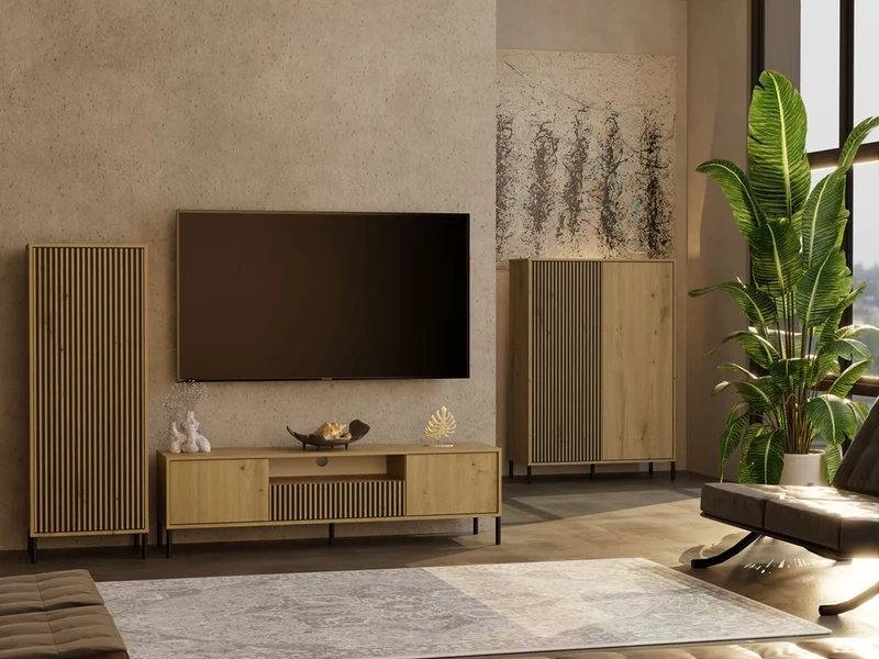 TV-MÖBEL 160 KAMARO EICHE ARTISAN
