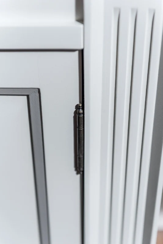 Bücherschrank schwarz Landhausstil, Schrank schwarz Landhaus, Breite 300 cm