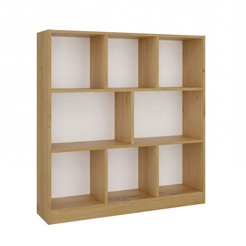 OFFENES REGAL FIESTA 8P EICHE ARTISAN STEHEND REGALBÖDEN FÜR ZIMMER 104x100x24 CM