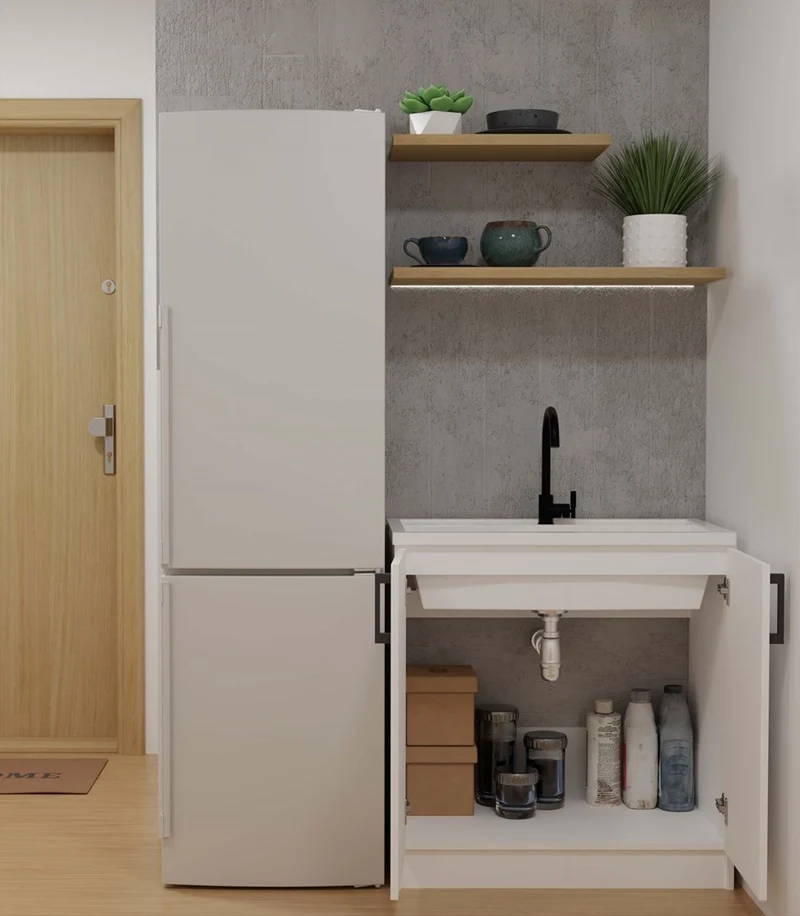 KÜCHENSCHRANK KATIA D-80 WEISS