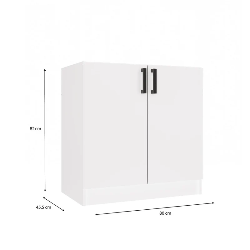 KÜCHENSCHRANK KATIA D-80 WEISS