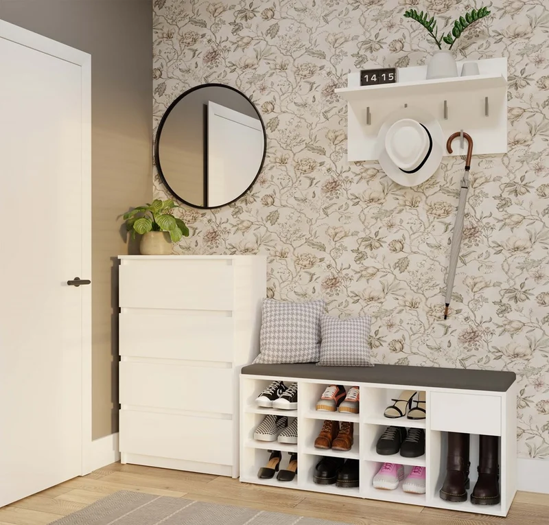 SCHUHREGAL TALLIN WEISS