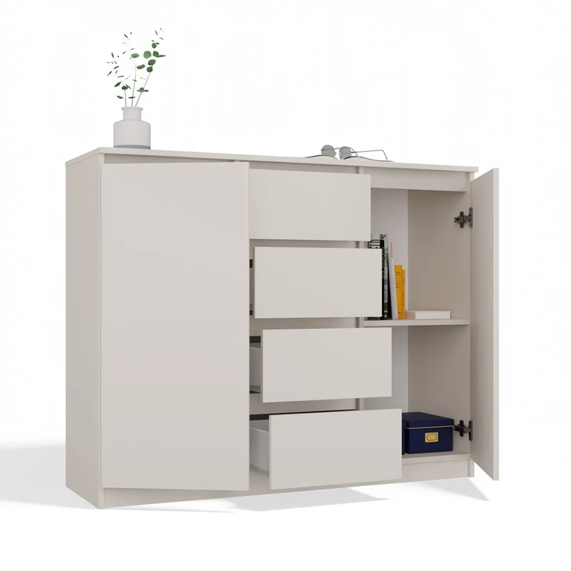 KOMMODE SCHRANK 2D4S 120 – KASCHMIR BEIGE