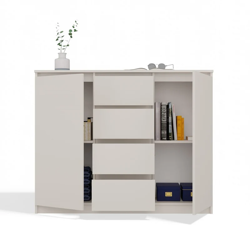 KOMMODE SCHRANK 2D4S 120 – KASCHMIR BEIGE