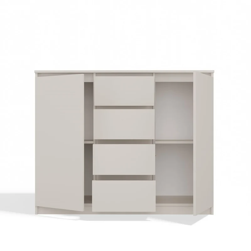 KOMMODE SCHRANK 2D4S 120 – KASCHMIR BEIGE