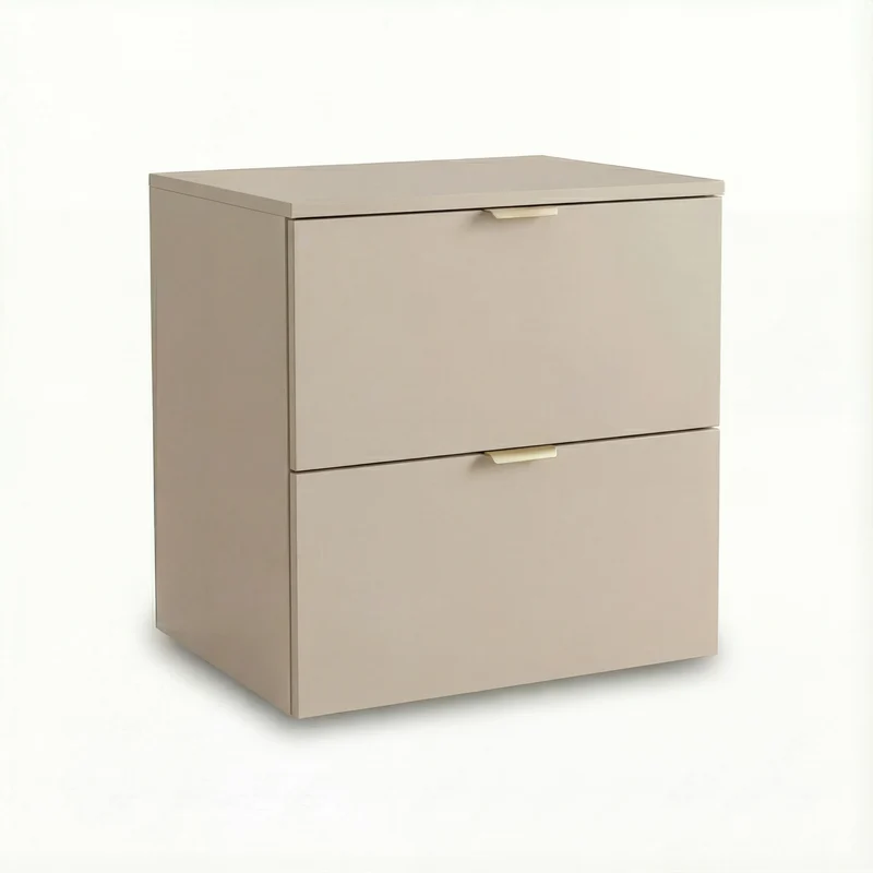 Waschtischunterschrank mit 2 Schubladen 60 cm Orio - Kaschmir