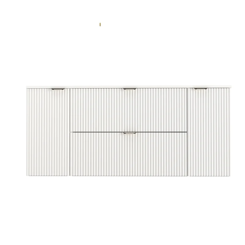 Waschtischunterschrank 140 cm mit 2 Türen und 2 Schubladen Willy - Weiß