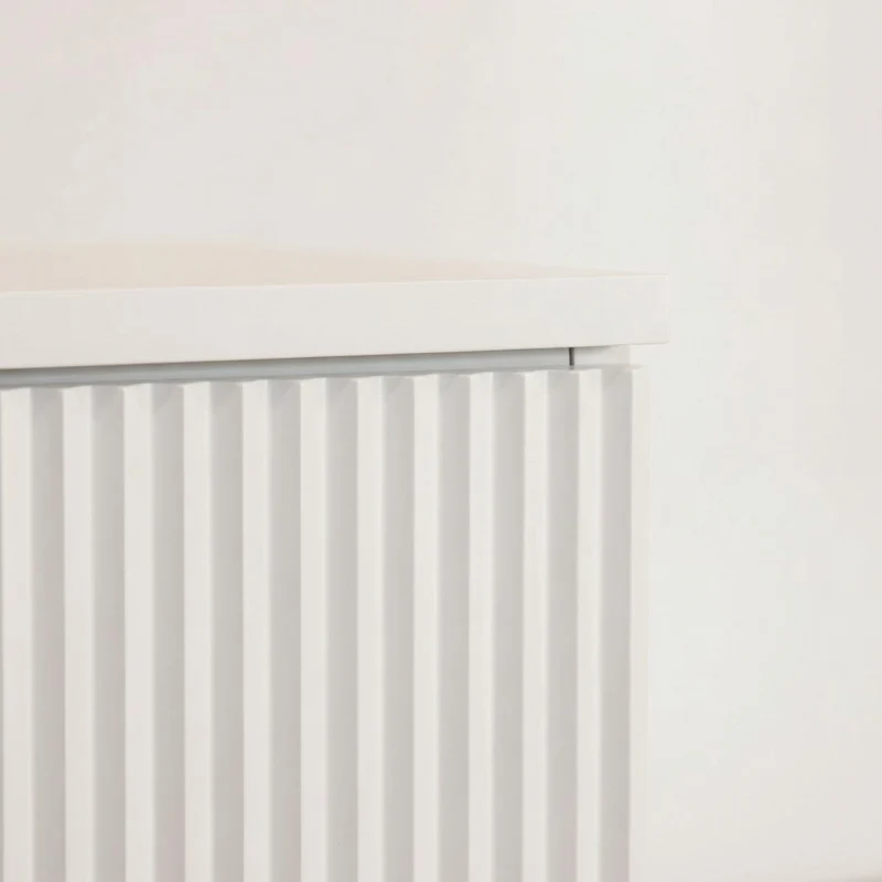 Waschtischunterschrank 120 cm mit 2 Türen und 2 Schubladen Willy - Weiß