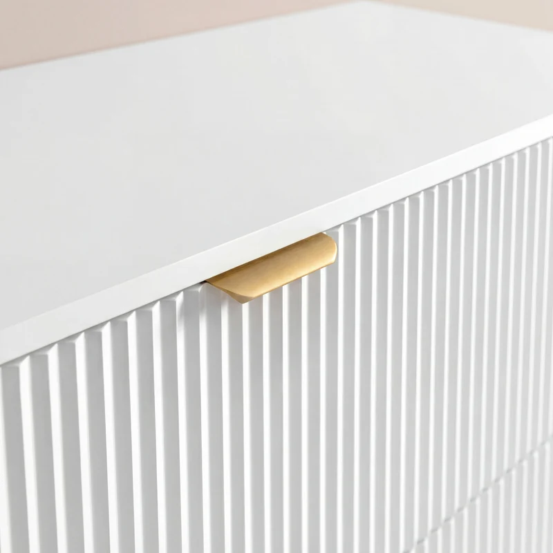 Waschtischunterschrank 120 cm mit 2 Türen und 2 Schubladen Willy - Weiß