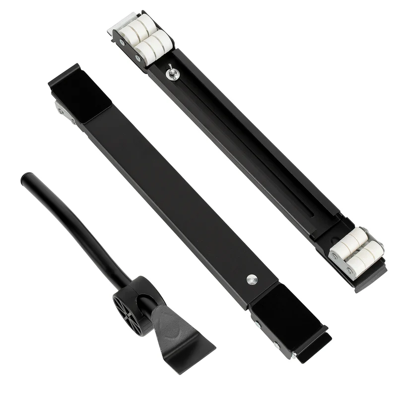SWANEW 2er Set Ausziehbares Waschmaschinen Untergestell, 45-70 cm Waschmaschinensockel mit Bremse, Belastung 300 kg