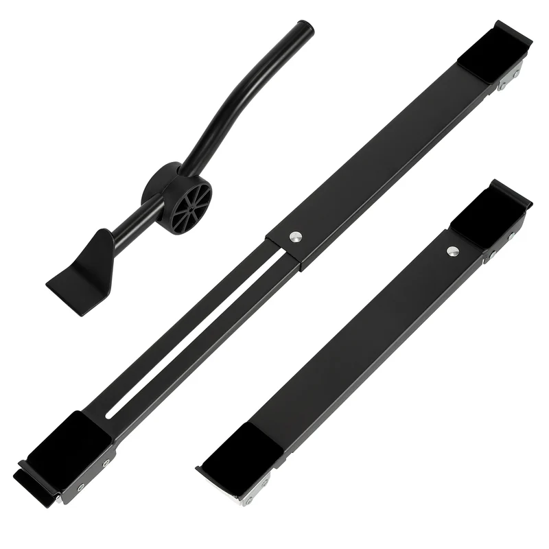 SWANEW 2er Set Ausziehbares Waschmaschinen Untergestell, 45-70 cm Waschmaschinensockel mit Bremse, Belastung 300 kg