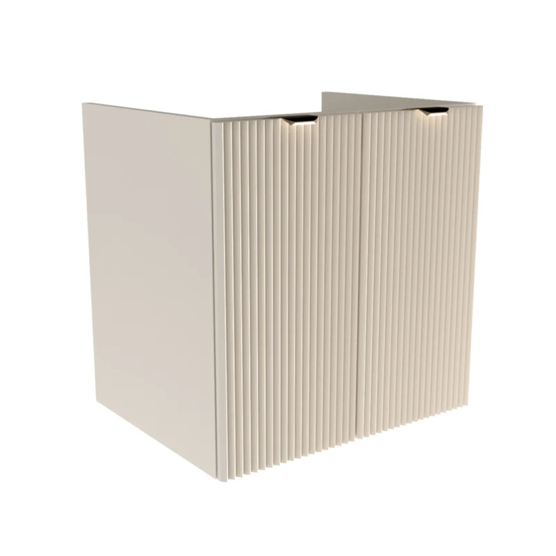 Waschtischunterschrank 60 cm mit Türen, ohne Oberteil Willy - Kaschmir