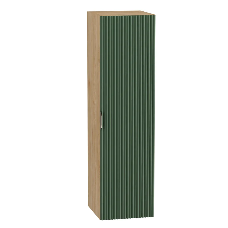 Bad Hochschrank 120 cm Willy - Salbei/Walnuss