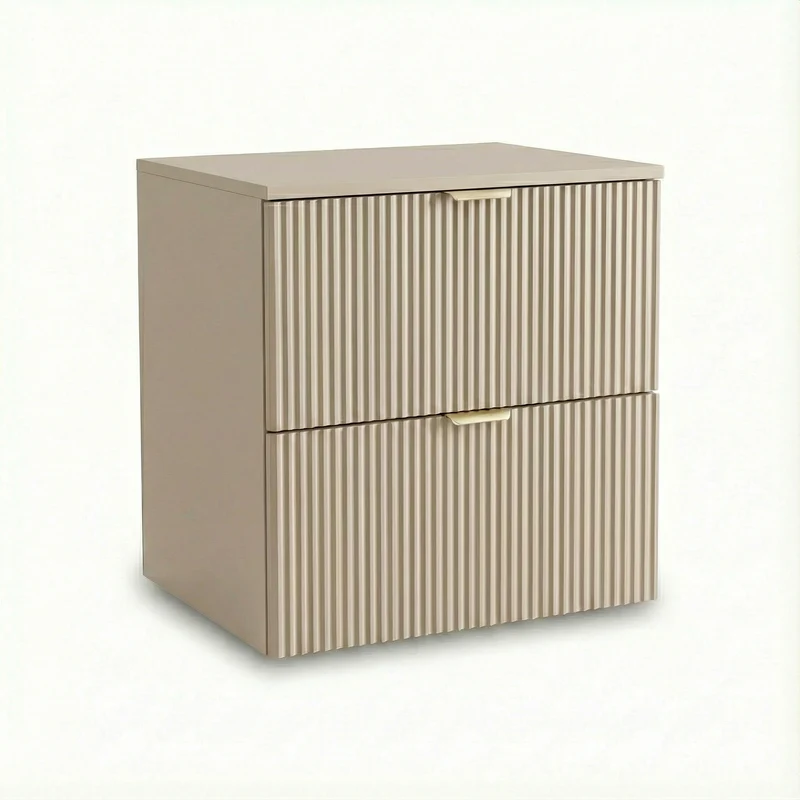 Waschtischunterschrank 140 cm mit Regal Willy - Kaschmir