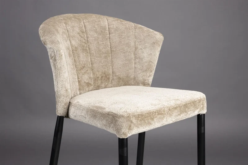 Barstuhl beige, Barstuhl gepolstert beige, Sitzhöhe 73 cm