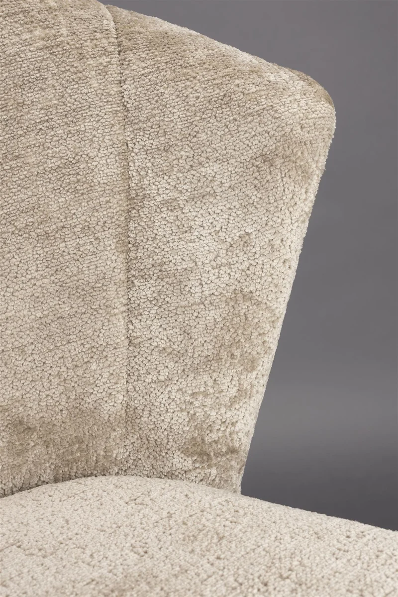 Barstuhl beige, Barstuhl gepolstert beige, Sitzhöhe 73 cm