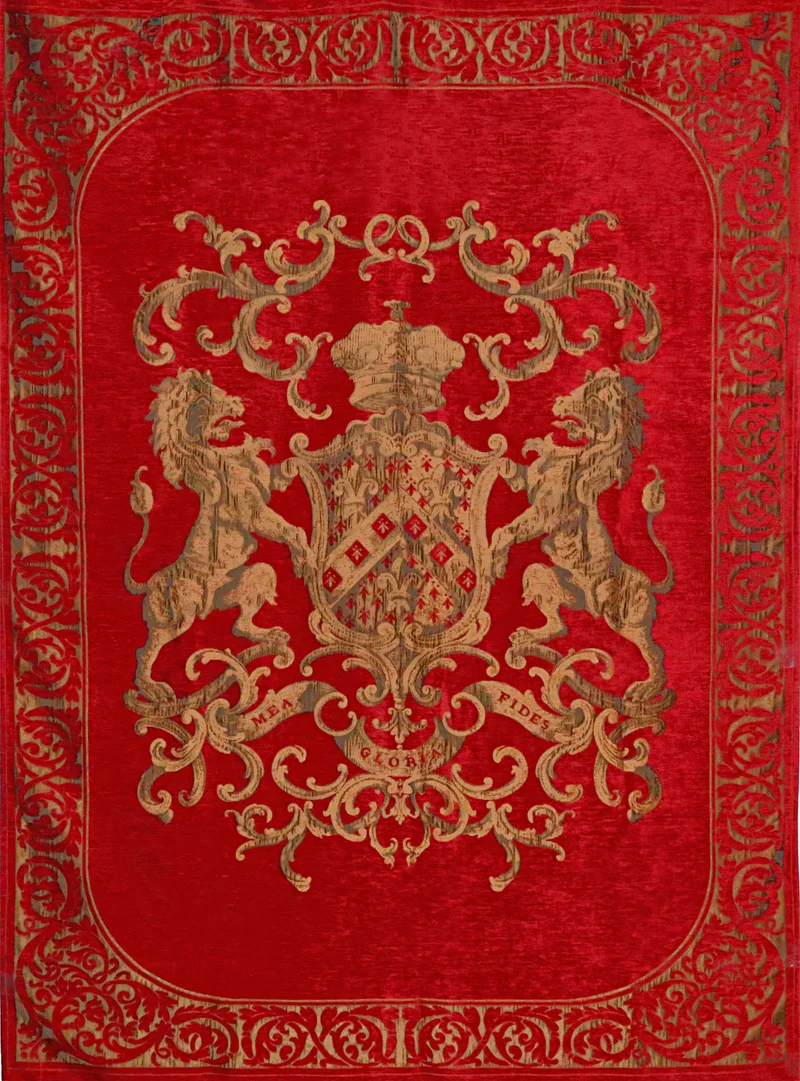 Decke rot, Plaid rot, Größe 175 x 235 cm