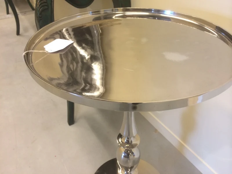 Beistelltisch verchromt, Ø 50 cm