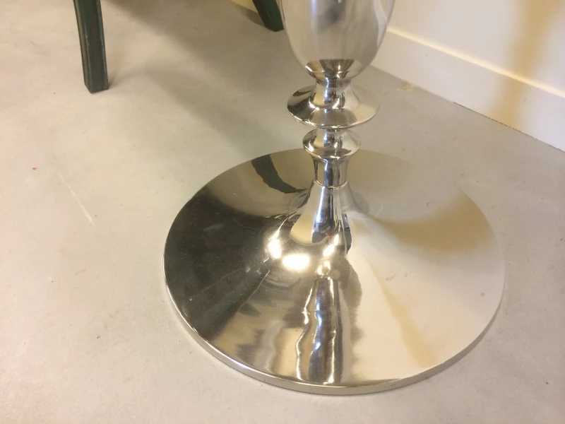 Beistelltisch verchromt, Ø 50 cm