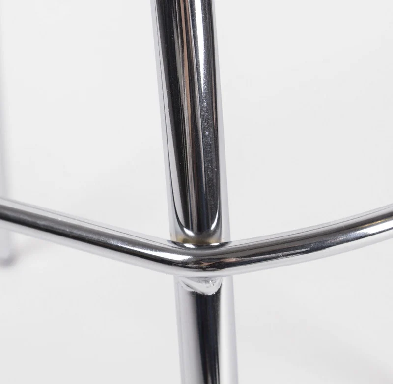 Design Bar-Tresenhocker, Farbe Transparent - Chrom, Sitzhöhe 65 cm