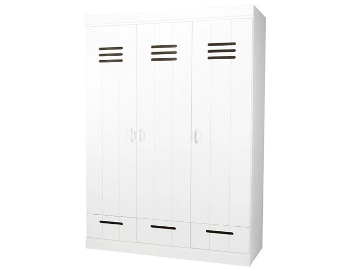Kleiderschrank weiß, Schrank weiß, Breite 140 cm