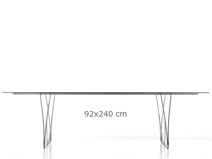 Tisch, Konferenztisch, Esstisch, Gartentisch für In & Outdoor geeignet, Länge 200 cm