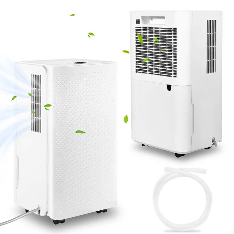 SWANEW 16L/Tag Luftentfeuchter Elektrisch, Luftentfeuchter, Digitalanzeige, Leise 35dB, Entfeuchter 24H Timer