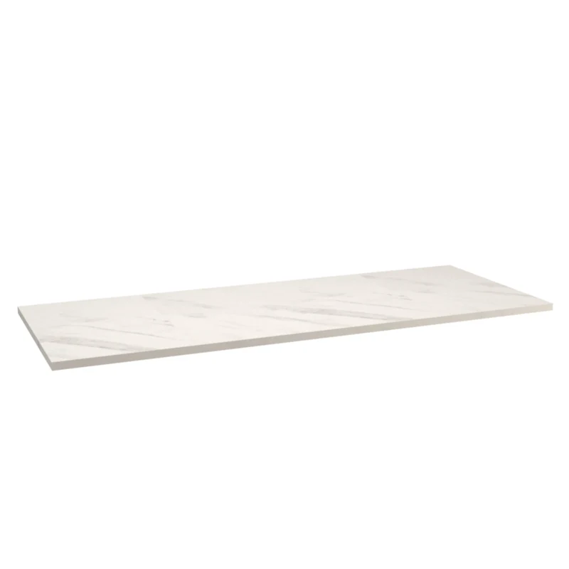 Oberplatte 120 cm für Waschtischunterschrank - Marmor Bianco