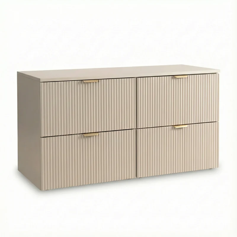 Waschtischunterschrank mit 4 Schubladen 120 cm Willy - Kaschmir
