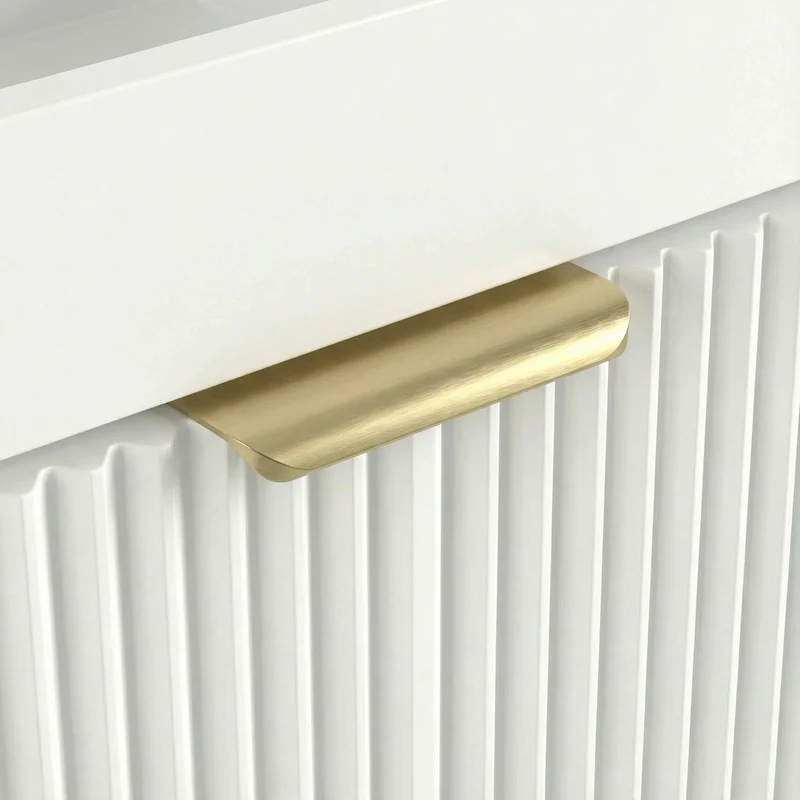 Waschtischunterschrank 40 cm mit Waschbecken Willy - Weiß