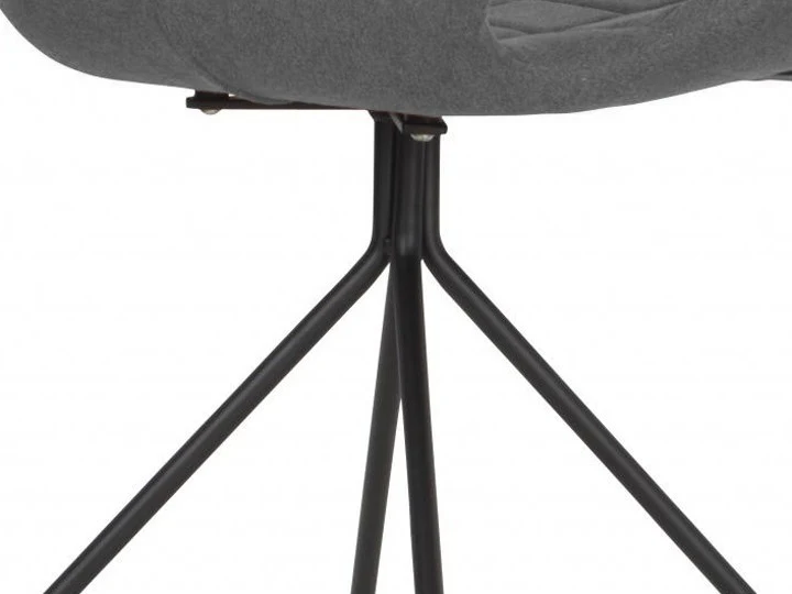 2er Set, Stuhl gepolstert, Esszimmerstuhl Farbe Schwarz