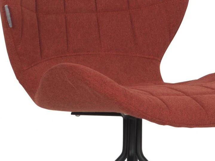 2er Set, Stuhl gepolstert, Esszimmerstuhl Farbe Orange