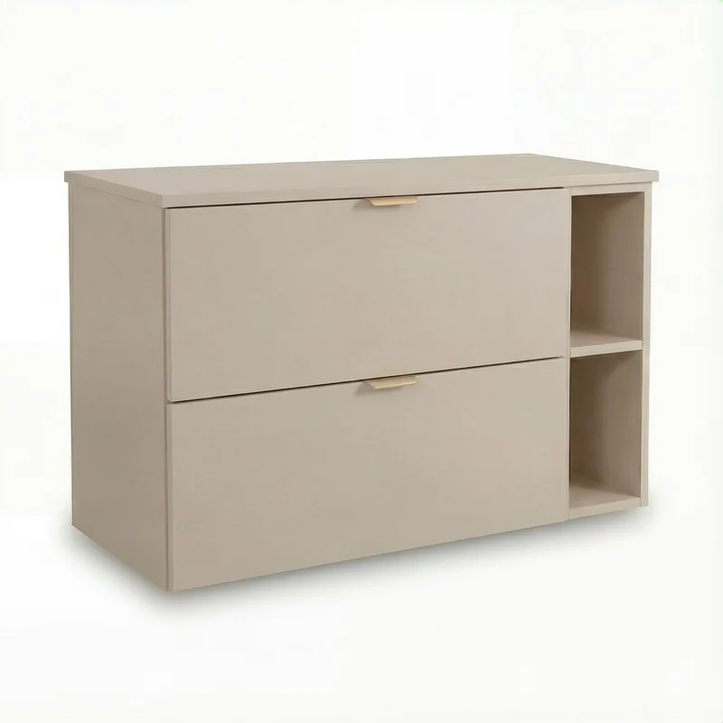 Waschtischunterschrank mit Regal 100 cm Orio - Kaschmir