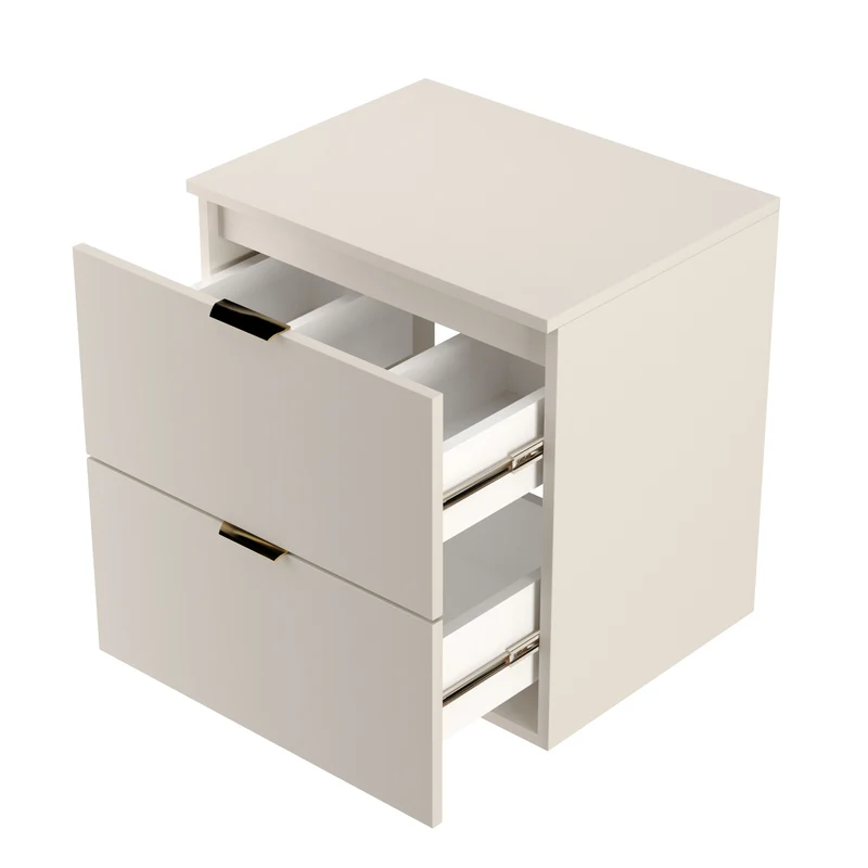 Waschtischunterschrank mit Regal 100 cm Orio - Kaschmir