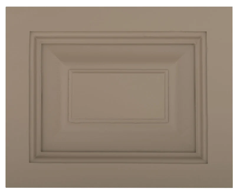 Spiegelschrank grau Massivholz, Spiegel im Landhausstil, Maße 131x80 cm