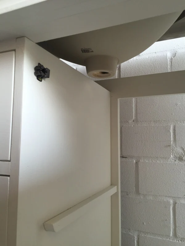 Waschtisch weiß-braun Massivholz, Waschtisch im Landhausstil, Spiegel optional