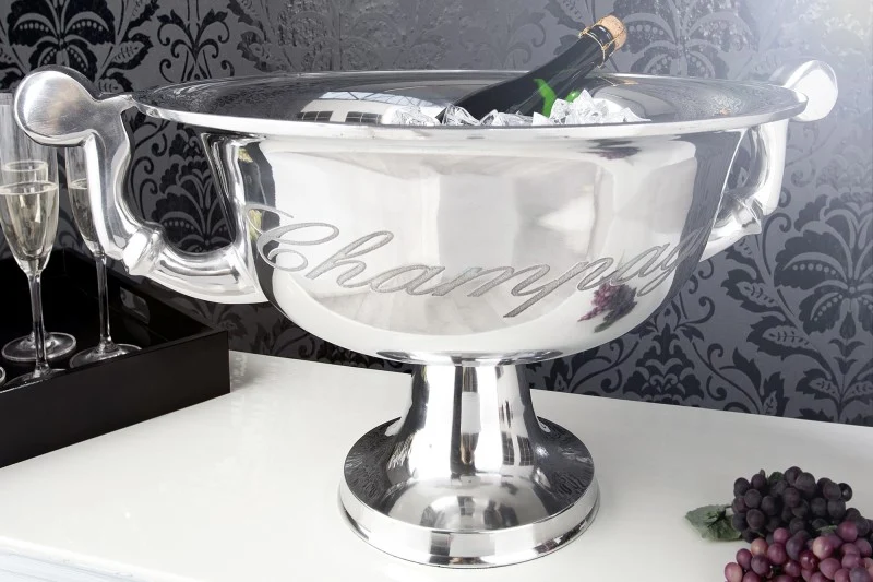 Champagnerkühler, Kühler aus Aluminium, Ø 65 cm