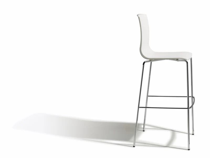 Design Barstuhl stapelbar, Sitzhöhe 80 cm