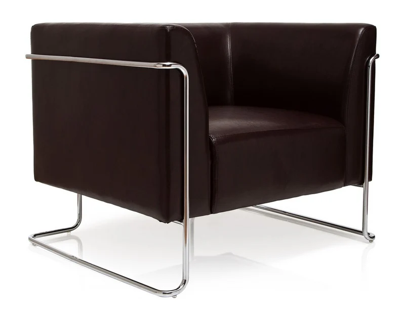 Loungesessel braun, Office-Sessel braun, Büro-Sessel braun