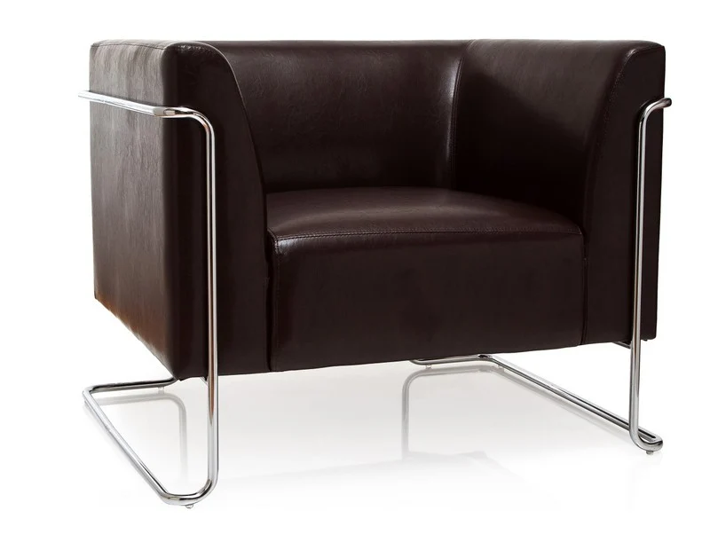 Loungesessel braun, Office-Sessel braun, Büro-Sessel braun