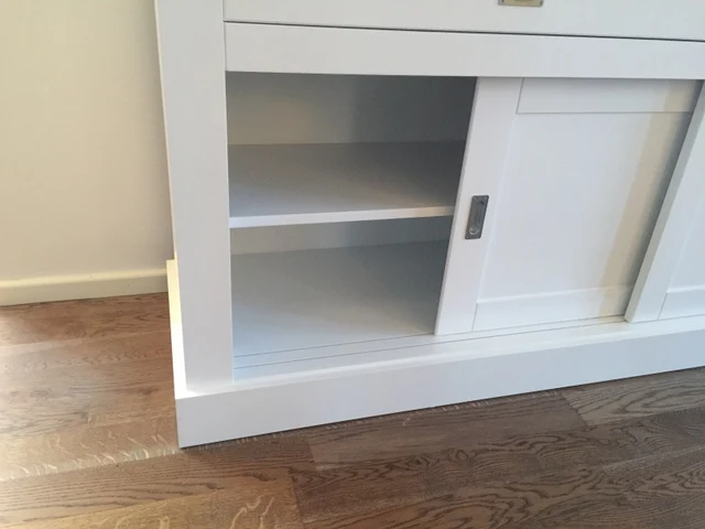 Sideboard weiß im Landhausstil, Anrichte weiß, Breite 200 cm