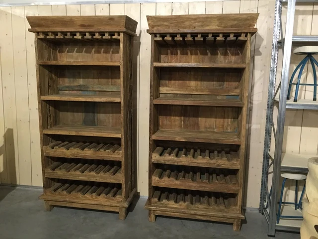 Weinschrank aus Massivholz, Weinschrank Unikat Massivholz
