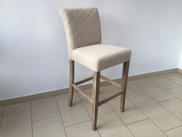 Barstuhl Landhaus, Barhocker, Tresenhocker gepolstert, , Sitzhöhe 76 cm (Ausverkauft)