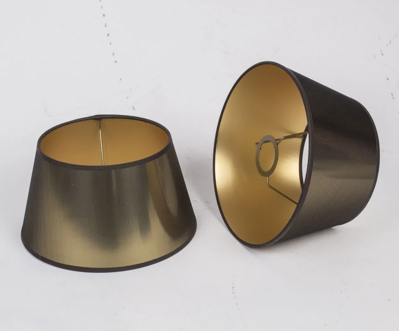 Lampenschirm rund, Farbe Gold, Ø 20 cm