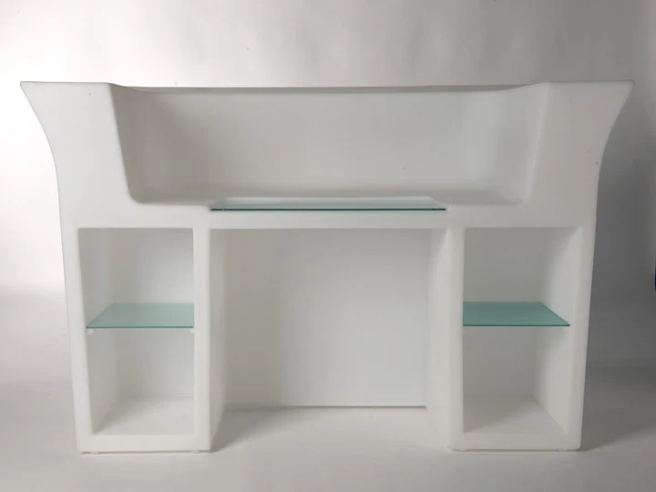 Bartheke aus Kunststoff, Bar Theke mit Beleuchtung, Bartresen