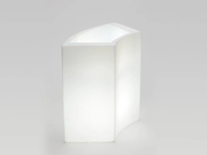ICE-Element für Bar B, Bartheke aus Kunststoff, Bar Theke mit Beleuchtung