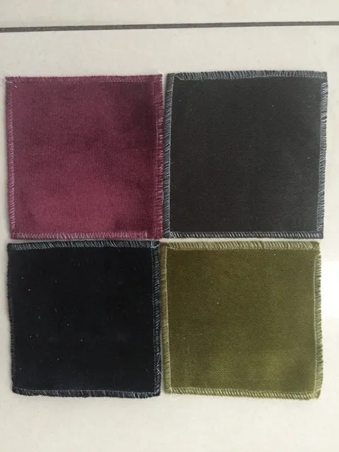 Gepolsterter Stuhl velours mit Armlehne, Stuhl gepolstert anthrazit