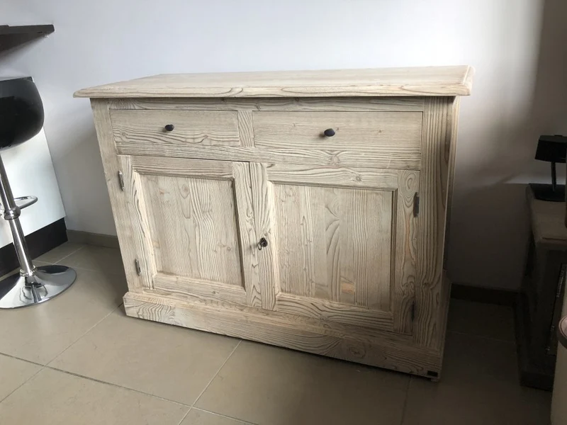 Sideboard Holz Landhaus, Anrichte Massivholz Landhausstil, Breite 125 cm