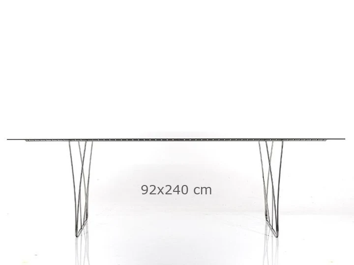 Tisch, Konferenztisch, Esstisch, Gartentisch für In & Outdoor geeignet, Länge 240 cm